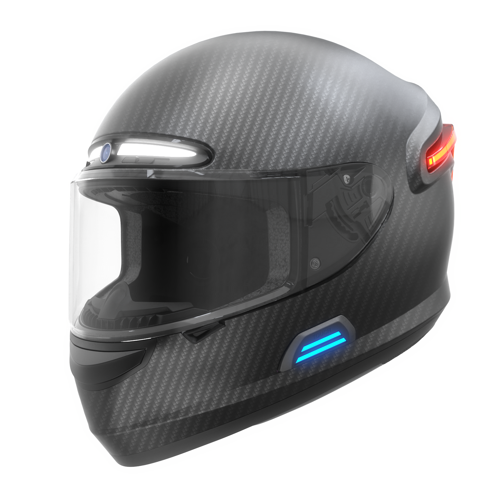 LIVALL MC1 PRO Carbon Fiber Motorcycle Smart Helmet Matt Black / XL 23.62-24.01 in (60-61 cm)