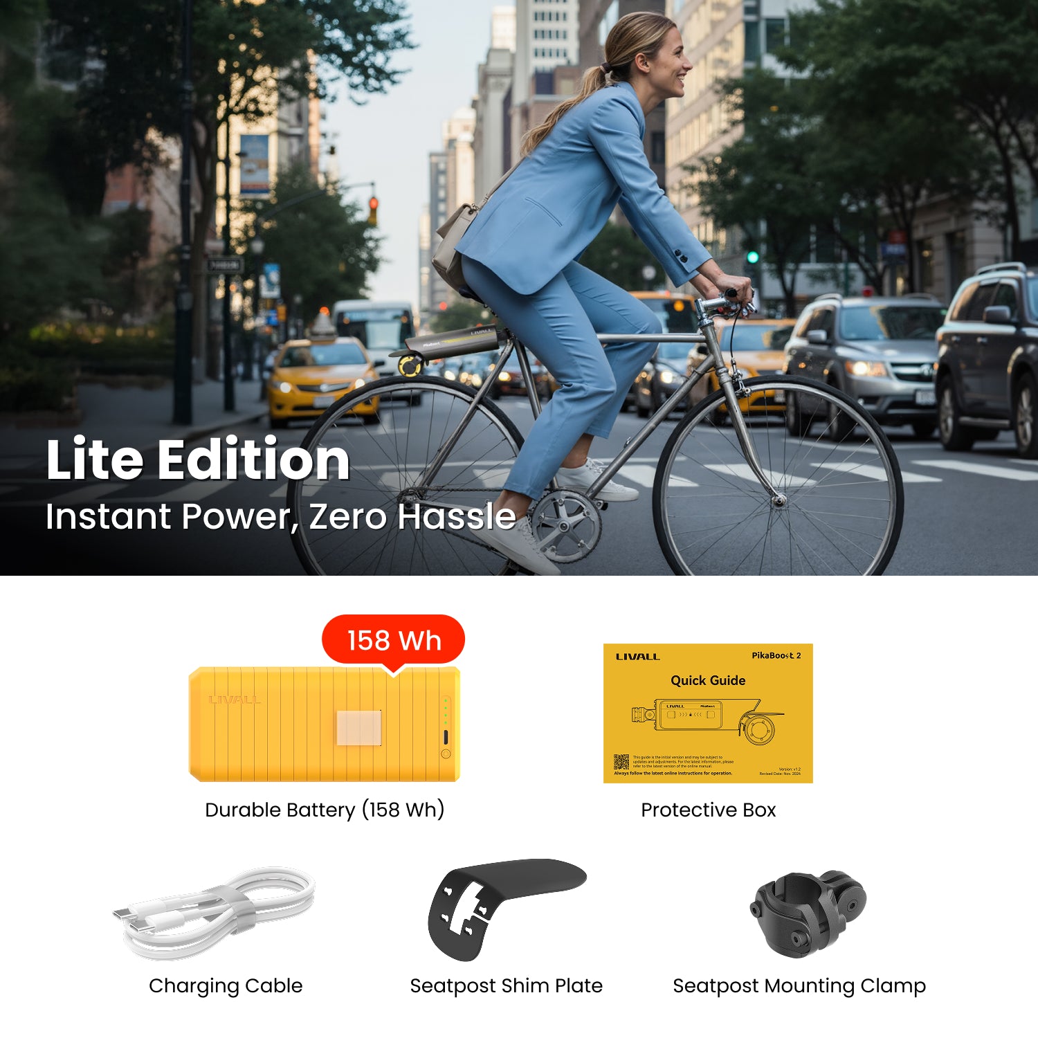 LIVALL PikaBoost 2 eBike Conversion Kit