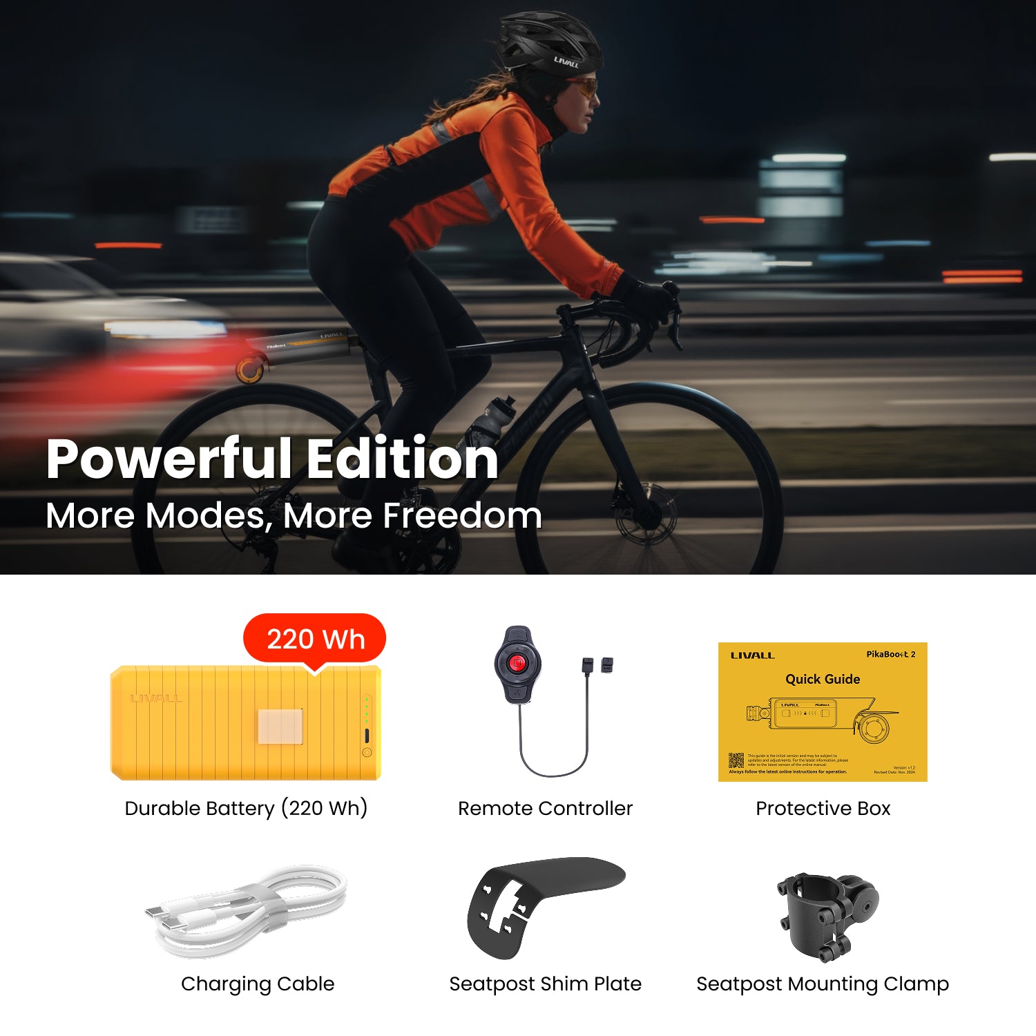 LIVALL PikaBoost 2 eBike Conversion Kit