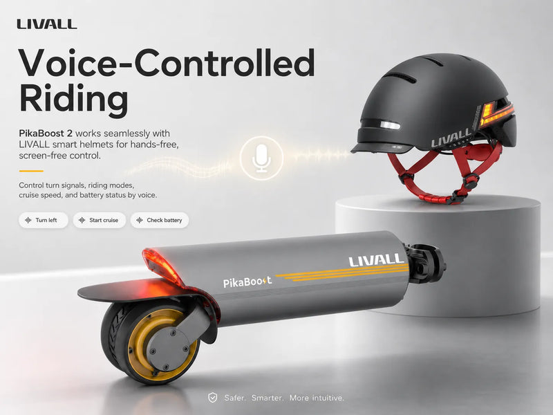 LIVALL PikaBoost 2 and Smart Helmets: Voice-Controlled Riding Made Safer and Smarter