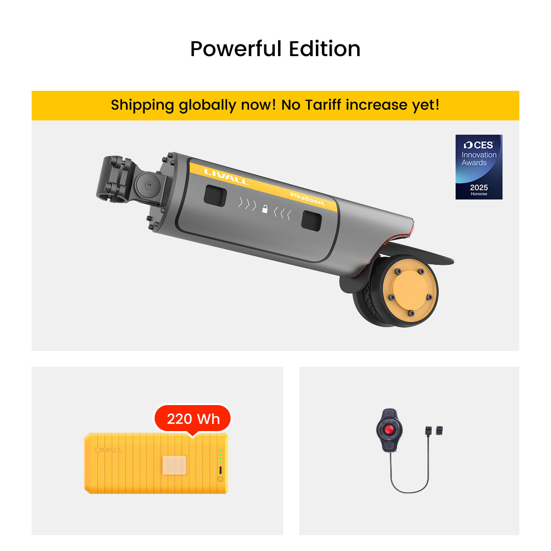 LIVALL PikaBoost 2 E-bike Conversion Kit—Strong Boost, Flexible Moves
