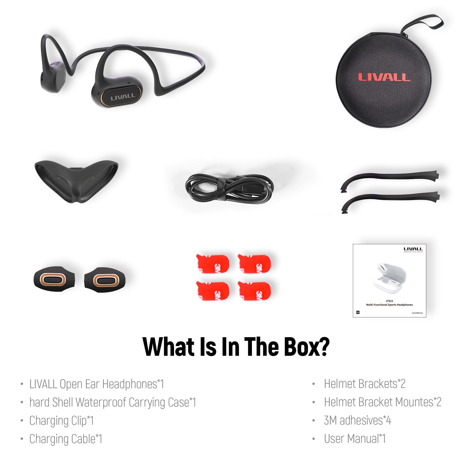 LTS21 Open Ear TWS Headphones – LIVALL RIDING