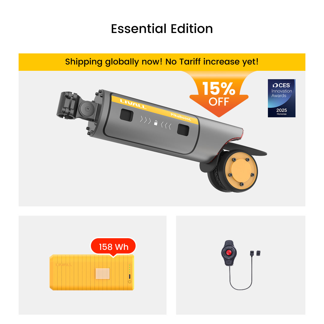 LIVALL PikaBoost 2 E-bike Conversion Kit—Strong Boost, Flexible Moves