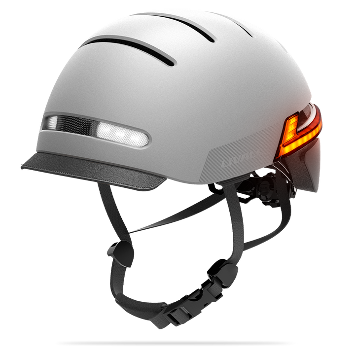 LIVALL bh51m neo grey regular urban bicycle smart helmet for commuting 