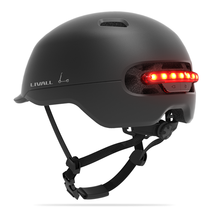 LIVALL  C20 urban black smart helmet with brake warning led