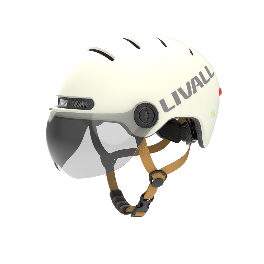 babaali smart bike helmet LIVALL L23 Cycling Smart Helmet with Removable Visor Mirage Purple / M 21.25-22.83 in (54-58 cm)