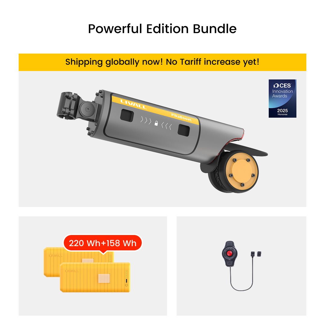 LIVALL PikaBoost 2 E-bike Conversion Kit—Strong Boost, Flexible Moves