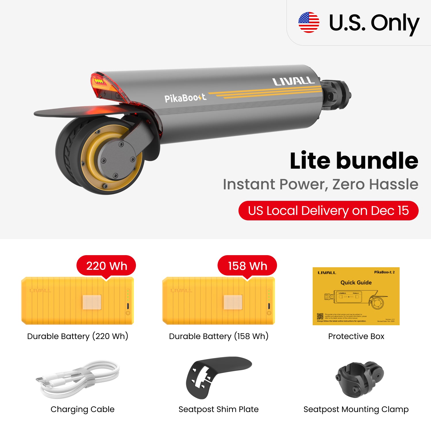 LIVALL PikaBoost 2 eBike Conversion Kit