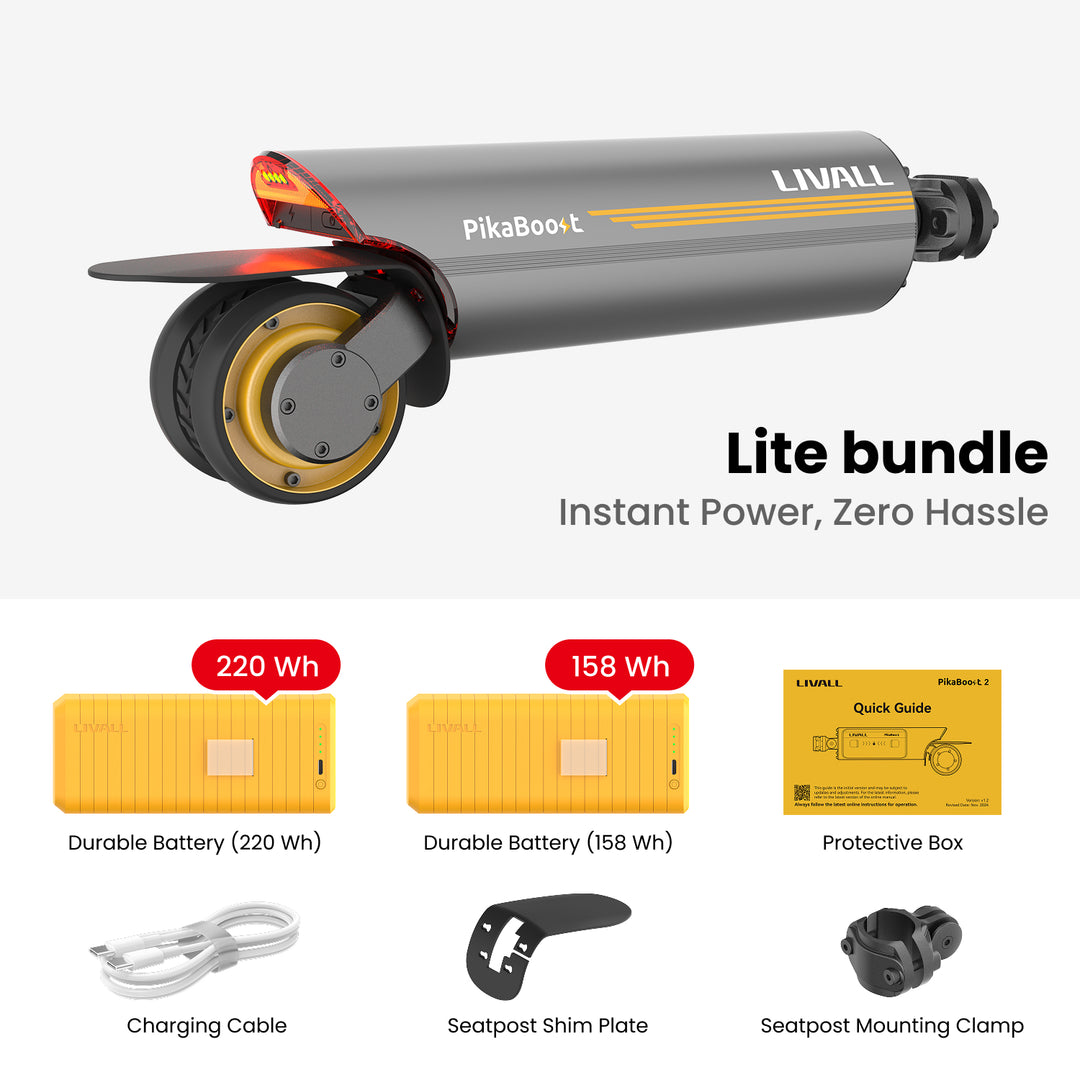 LIVALL PikaBoost 2 eBike Conversion Kit