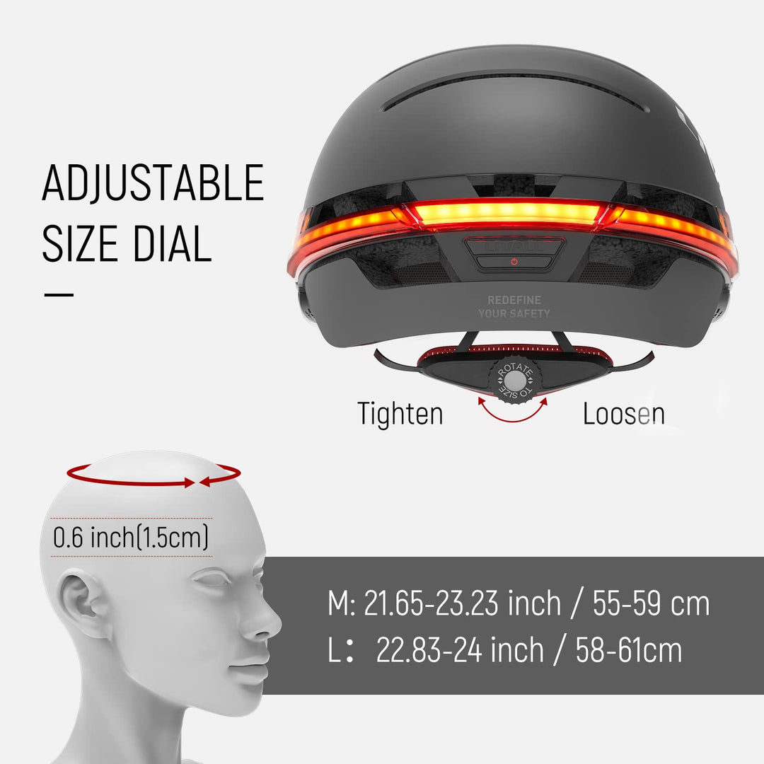 LIVALL BH51M NSO Urban Bluetooth Bike Smart Helmet with JBL Midnight Black / L 22.44-24.01 in ( 57-61 cm) LIVALL BH51M NSO Urban Bluetooth Bike Smart Helmet with JBL Midnight Black / L 22.44-24.01 in ( 57-61 cm)